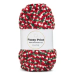 LindeHobby Fuzzy Chenille Print 11 Christmas