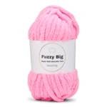 LindeHobby Fuzzy Chenille BIG 48 Neon Light Pink
