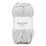 LindeHobby Fuzzy Chenille Silver Lurex 42 Gunmetal