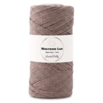 LindeHobby Macrame Lux, Rope Yarn, 1 mm 02 Dark beige