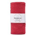 LindeHobby Macrame Lux, Rope Yarn, 1 mm 10 Red