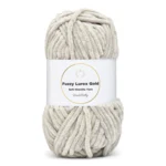 LindeHobby Fuzzy Chenille Gold Lurex 42 Gunmetal