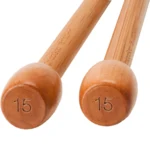 ChiaoGoo Bamboo Patina Single Pointed Needles (18, 23 and 33 cm)
