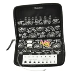 ChiaoGoo Interchangeable Circular Needle Set, Spin Bamboo, Complete, 10 cm