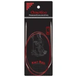 ChiaoGoo Circular Needles Knit Red Stainless Steel (23-100 cm) 100 cm