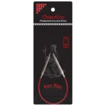 ChiaoGoo Circular Needles Knit Red Stainless Steel (23-100 cm) 23 cm