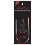 ChiaoGoo Circular Needles Knit Red Stainless Steel (23-100 cm) 40 cm