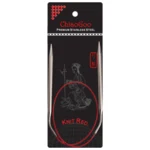 ChiaoGoo Circular Needles Knit Red Stainless Steel (23-100 cm) 60 cm