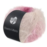 Lana Grossa Basta Mista 123 Red violet/fuchsia/pink/rose/off white/shell white