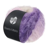 Lana Grossa Basta Mista 125 Dark violet/grey violet/violet/lilac/white