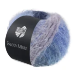 Lana Grossa Basta Mista 122 Night blue/royal blue/denim blue/grey/light grey