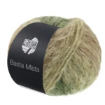 Lana Grossa Basta Mista 120 Jade/grey green/reseda green/camel/taupe