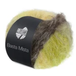Lana Grossa Basta Mista 117 Grey brown/taupe/yellow/light yellow/light olive green