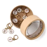 LindeHobby Stitch Markers with Clasp, numbers 0-9