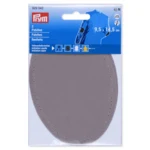 Prym Faux Suede Elbow Patches, 9.5x14.5 cm Light grey