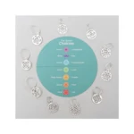 KnitPro Chakra Stitch Markers, Silver