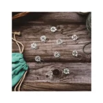 KnitPro Chakra Stitch Markers, Silver