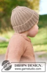 49-25 Little Woodland Hat by DROPS Design
