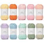 LindeHobby Cotton 8/8 - Soft Pastel Dream, 10 balls