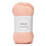 LindeHobby Cotton 8/8 - Soft Pastel Dream, 10 balls 091 Salmone