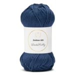 LindeHobby Cotton 8/8 – Autumn Glow, 10 balls 008 Blu Bimbo