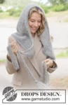 261-7 Soft Shelter Hood by DROPS Design