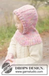 50-5 Fairy Flurry Balaclava by DROPS Design