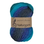 Viking Snorre Naturgarn 627 Multi marine/turquoise