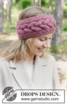 261-21 Thistle Twist Headband by DROPS Design