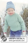 50-16 Chilly Charm Sweater by DROPS Design