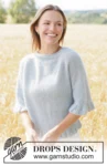 266-15 Mist Wave Sweater by DROPS Design