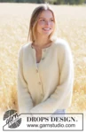 268-1 Lemon Zest Cardigan by DROPS Design