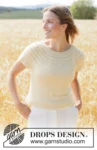 268-32 Spring Rings Top by DROPS Design
