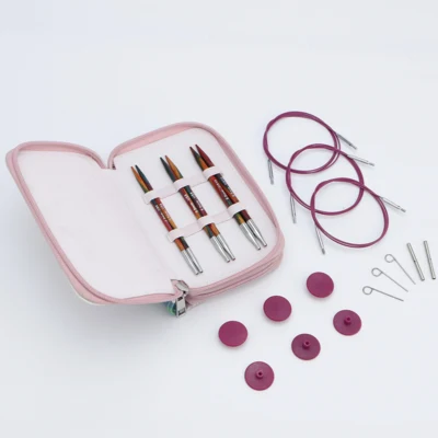 KnitPro Symfonie 2 Interchangeable Circular Needle Set, Starter Set, 13 cm