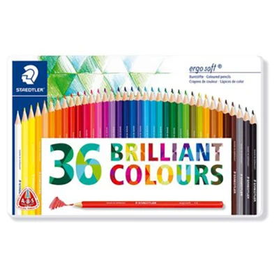 STAEDTLER Ergosoft 157, Colour Pencils, 36 pcs
