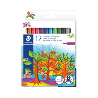STAEDTLER Noris Club 325 Fibre-tip Pens, 12 pcs
