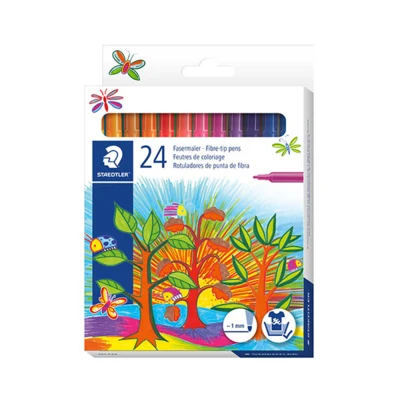 STAEDTLER Noris Club Fibre-Tip Pens, 24 pcs
