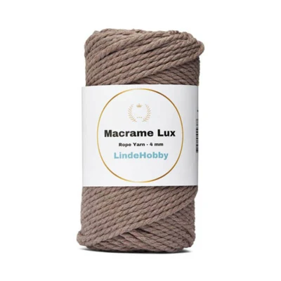 LindeHobby Macrame Lux, Macrame Cord, 4 mm