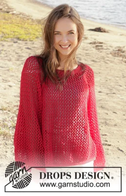 240-26 Red Mistery by DROPS Design