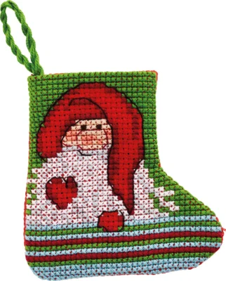 Embroidery Kit Pixie 7 x 7 cm / 2.76 x 2.76 in