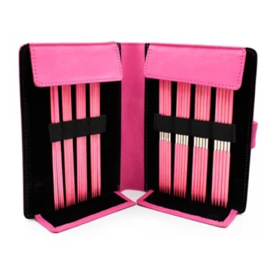 LYKKE Double-Pointed Needle Set Blush, Fuchsia, 15 cm (2.00-3.75 mm)