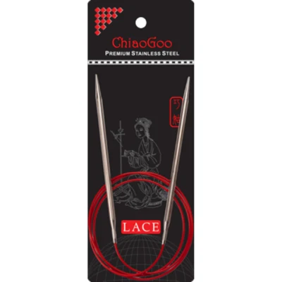 ChiaoGoo Red Lace Circular Needles Stainless Steel (40–150 cm)