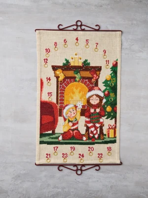 Embroidery Kit Children by Fireplace 5135/40 40 x 62 cm / 15.75 x 24.41 in