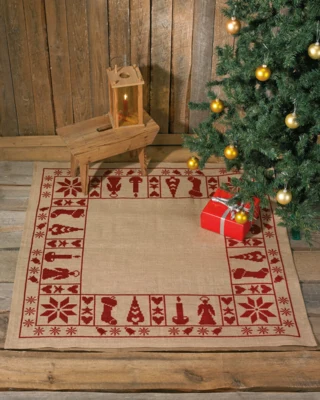 Embroidery Kit Christmas Spirit 122 x 122 cm / 48.03 x 48.03 in