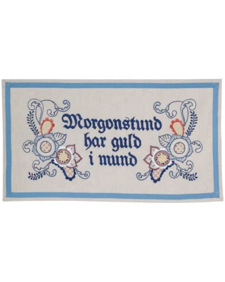 Embroidery Kit Morning Moment 54 x 29 cm / 21.26 x 11.42 in