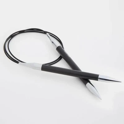 KnitPro Karbonz FIXED Circular Needles, 100 cm